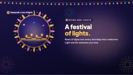 Diwali Stream slide