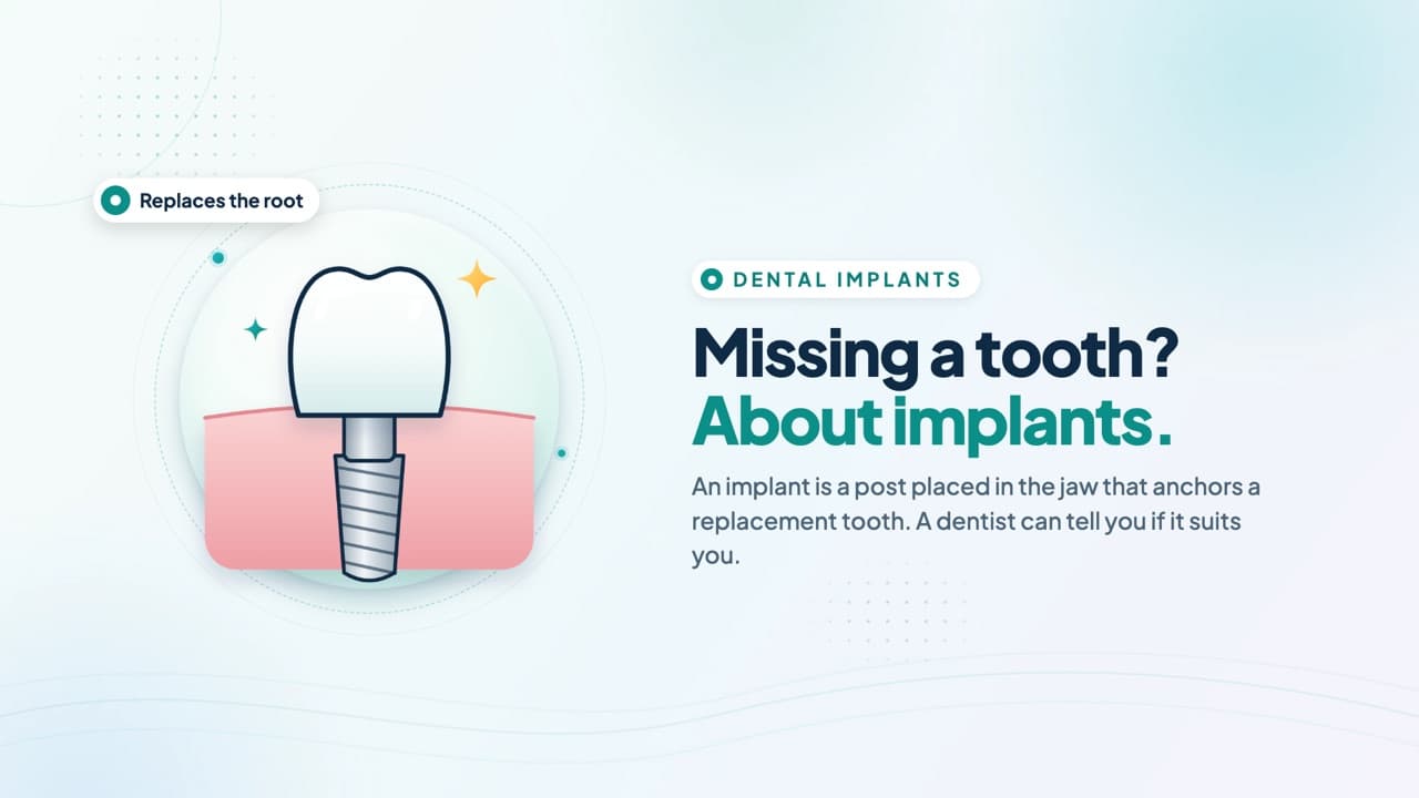 Implants slide